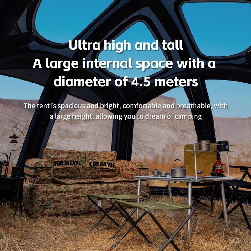 Luxury Lightweight 8-Person Inflatable Tent high quality