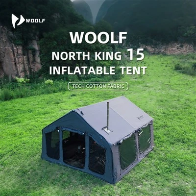 Tienda inflable de algodón para 8 personas